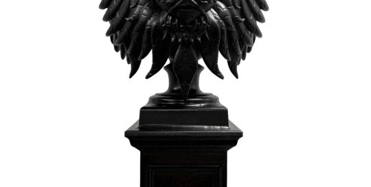 The Lions Attitude - Skulptur - Glow in Black - Theodoros Nikolaidis