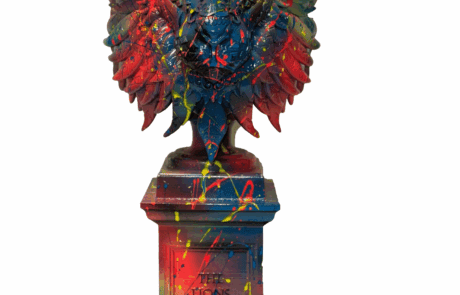 The Lions Attitude - Skulptur - Neon Chaos - Theodoros Nikolaidis