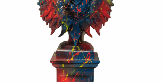 The Lions Attitude - Skulptur - Neon Chaos - Theodoros Nikolaidis