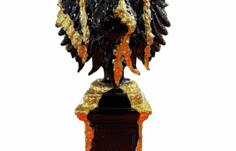 The Lions Attitude - Skulptur - The Golden Attitude - Theodoros Nikolaidis