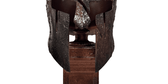 The Spartan Helmet - Skulptur - Greek Edition - Theodoros Nikolaidis