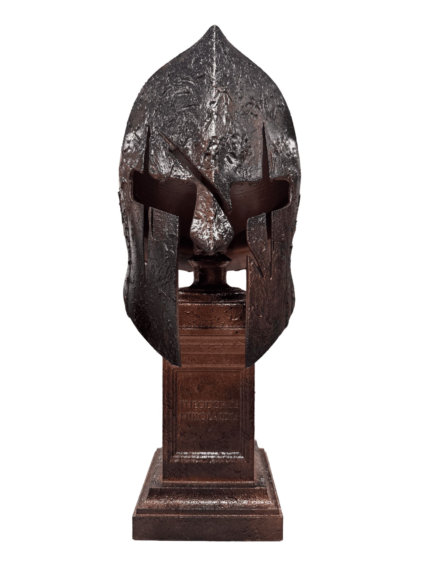 The Spartan Helmet - Skulptur - Greek Edition - Theodoros Nikolaidis
