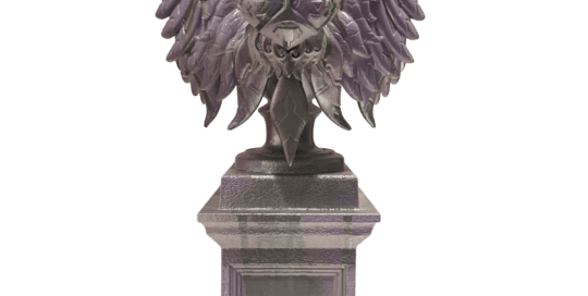 The Lions Attitude - Skulptur - Lavendel Glow - Theodoros Nikolaidis