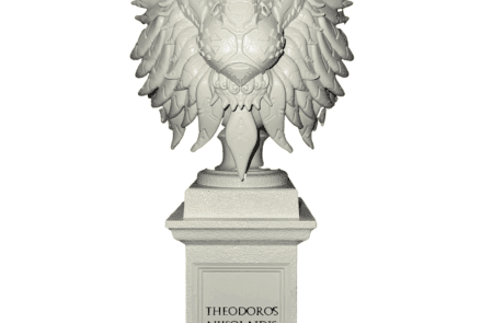 The Lions Attitude - Skulptur - All White - Theodoros Nikolaidis