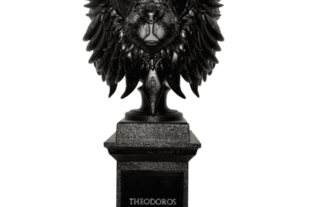 The Lions Attitude - Skulptur - All Black - Theodoros Nikolaidis